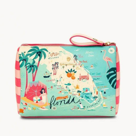 Spartina - Greetings from Florida Carry All Case - Findlay Rowe Designs