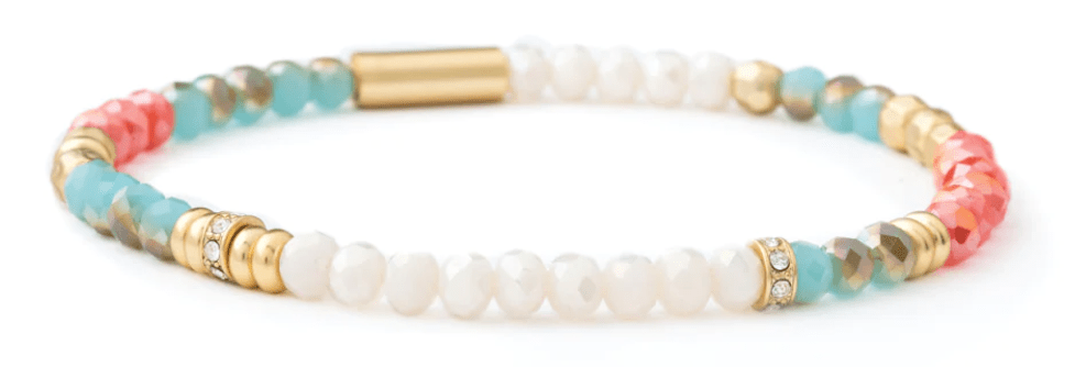 Spartina - Bracelet - 4mm Stretch Bracelet - Summer Multi - Findlay Rowe Designs