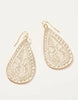 Spartina - Penelope Leather Earrings - Gold - Findlay Rowe Designs