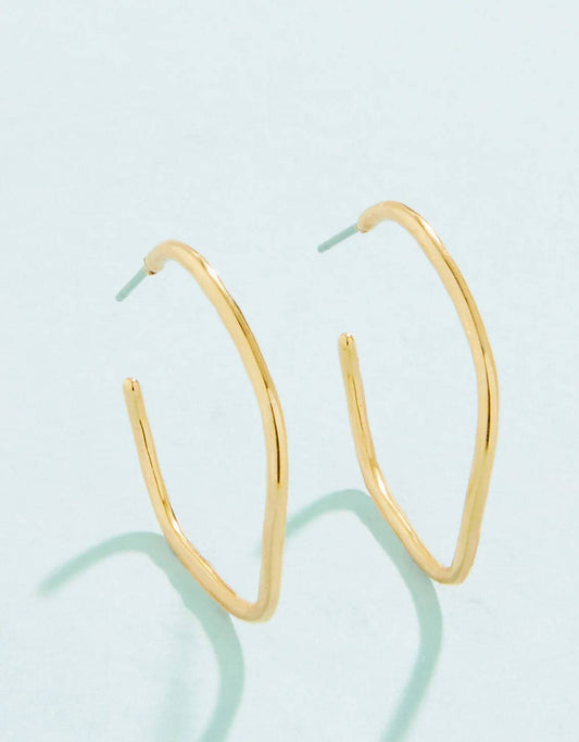 Spartina - Earrings - Ripple Wave Hoop Earrings 32mm - Findlay Rowe Designs