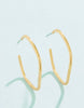 Spartina - Earrings - Ripple Wave Hoop Earrings 32mm - Findlay Rowe Designs