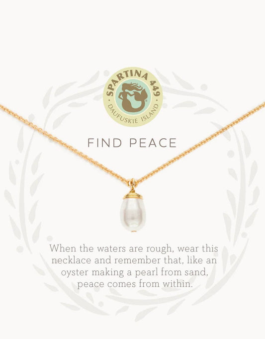 Spartina -  SEA LA VIE FIND PEACE NECKLACE - Findlay Rowe Designs