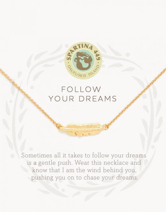 SPARTINA - SEA LA VIE FOLLOW YOUR DREAMS NECKLACE - Findlay Rowe Designs