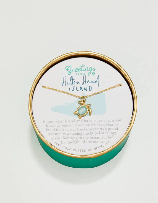 Spartina - Sea La Vie Necklace - Hilton Head/Sea Turtle - Findlay Rowe Designs