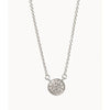 Spartina - Sea La Vie Necklace Stronger/Pave Disk - Silver - Findlay Rowe Designs