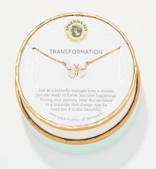 Spartina - Sea La Vie Necklace - Transformation Mother-of-Pearl Monarch - Findlay Rowe Designs