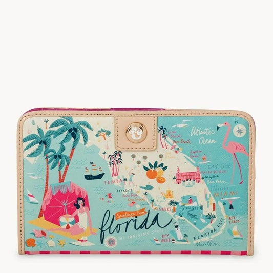 Spartina - Greetings from Florida Snap Wallet - Findlay Rowe Designs