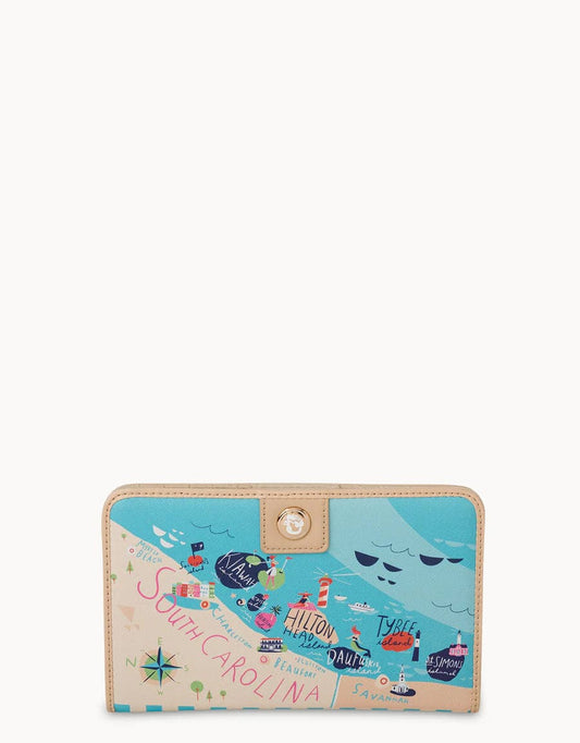 Spartina - Greetings from Sea Islands Snap Wallet - Findlay Rowe Designs
