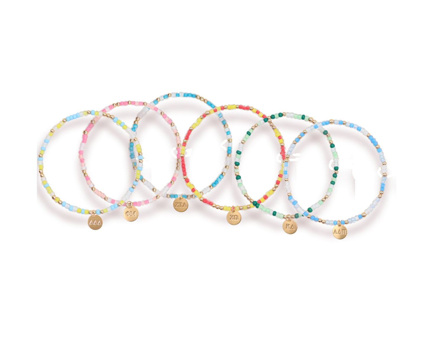 Beaded Blondes - Bracelet - Sprinkle Charm - Sorority - Findlay Rowe Designs