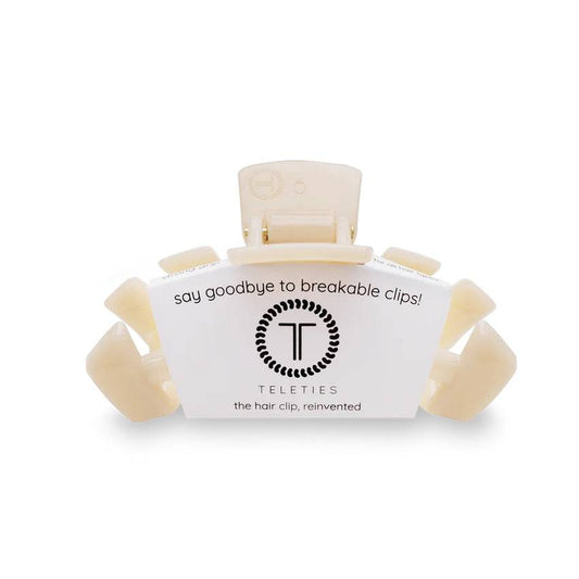 Teleties - Medium Hair Clip - Almond Beige - Findlay Rowe Designs