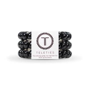 Teleties - Large Hair Ties - Jet Black - Findlay Rowe Designs