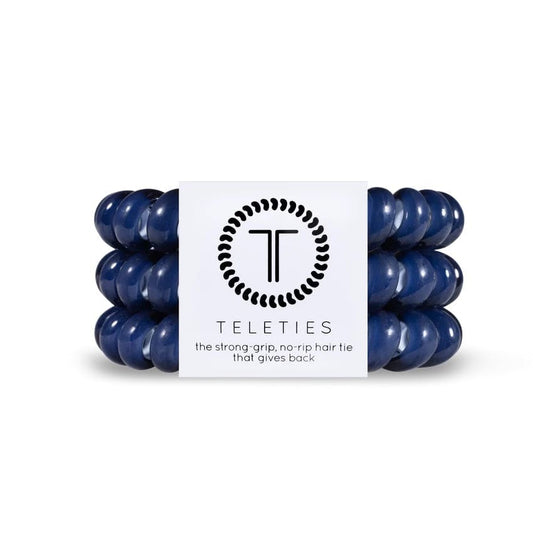 Teleties - Large Hair Ties - Nantucket Navy - Findlay Rowe Designs