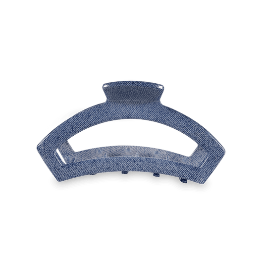 Teleties - Open Medium Hair Clip - Denim - Findlay Rowe Designs