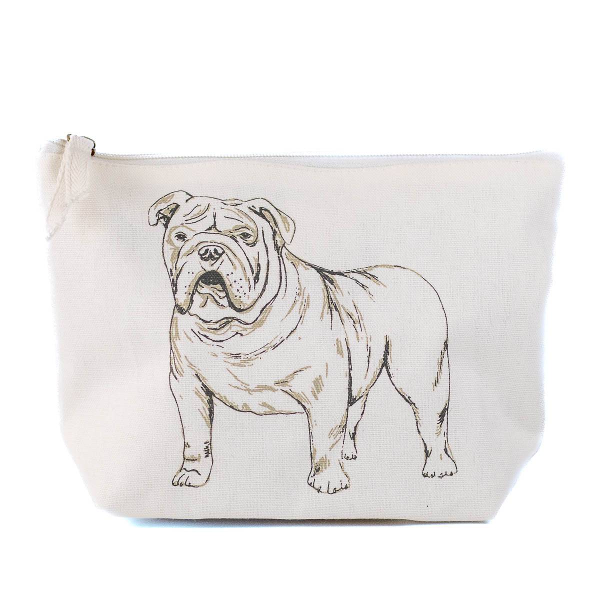 Bulldog Pride Cosmetic Bag - Findlay Rowe Designs