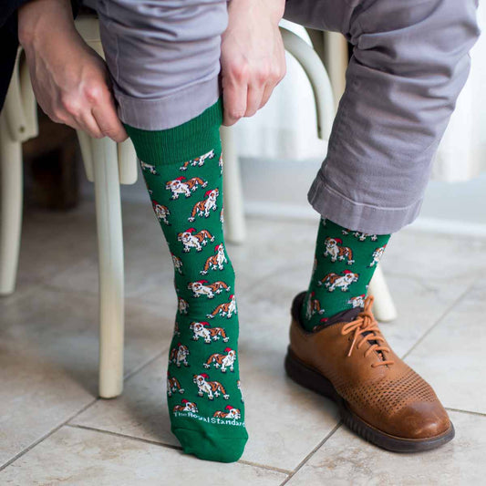 Men's St. Nick Bulldog Socks - Findlay Rowe Designs