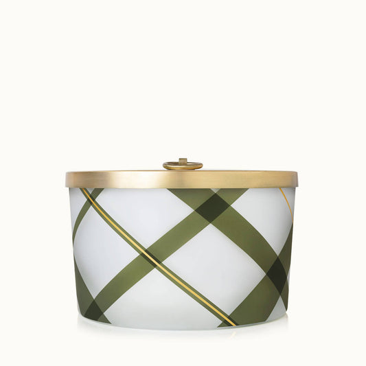 Frasier Fir  - Large Candle 18 oz - Frosted Plaid - Findlay Rowe Designs