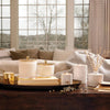 Frasier Fir Large Gilded Frosted Wood Grain Candle - Findlay Rowe Designs