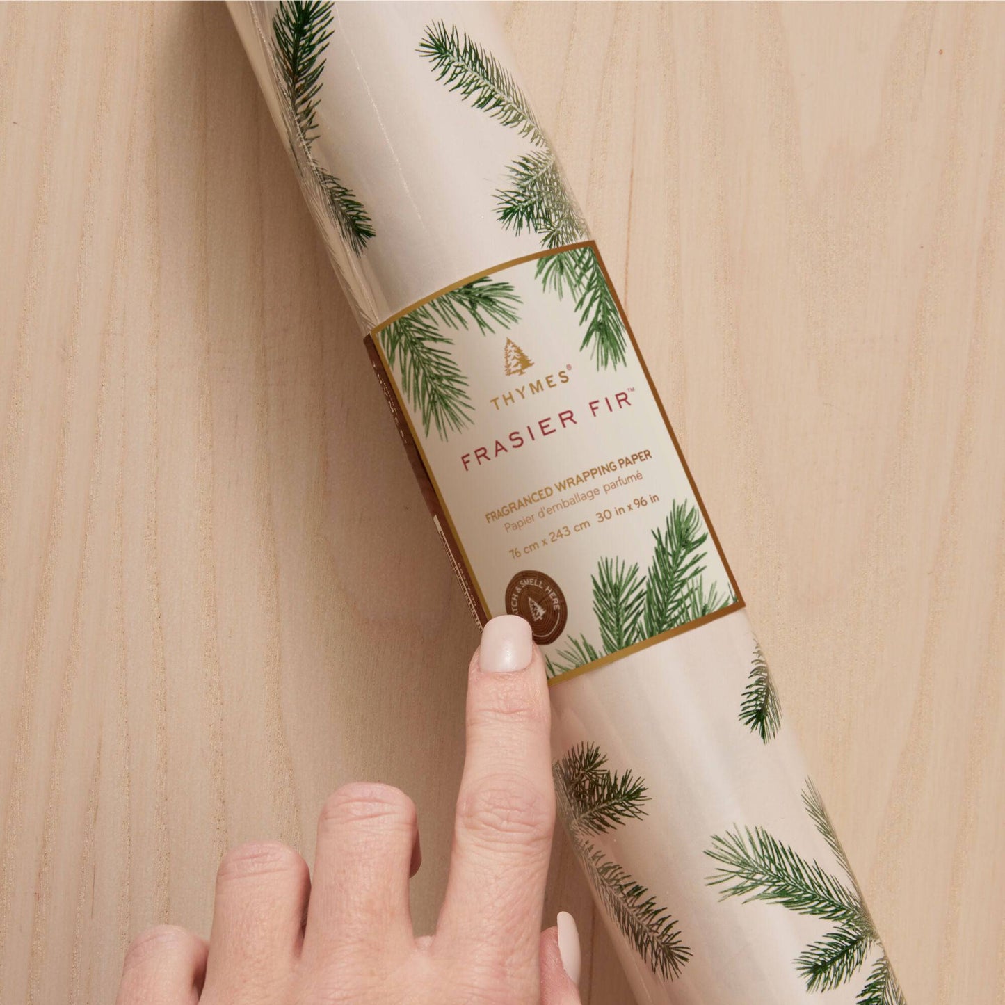 Frasier Fir Fragranced Wrapping Paper - Findlay Rowe Designs