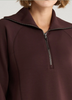 Spanx - AirEssentials - Half Zip - Truffle Brown - Findlay Rowe Designs