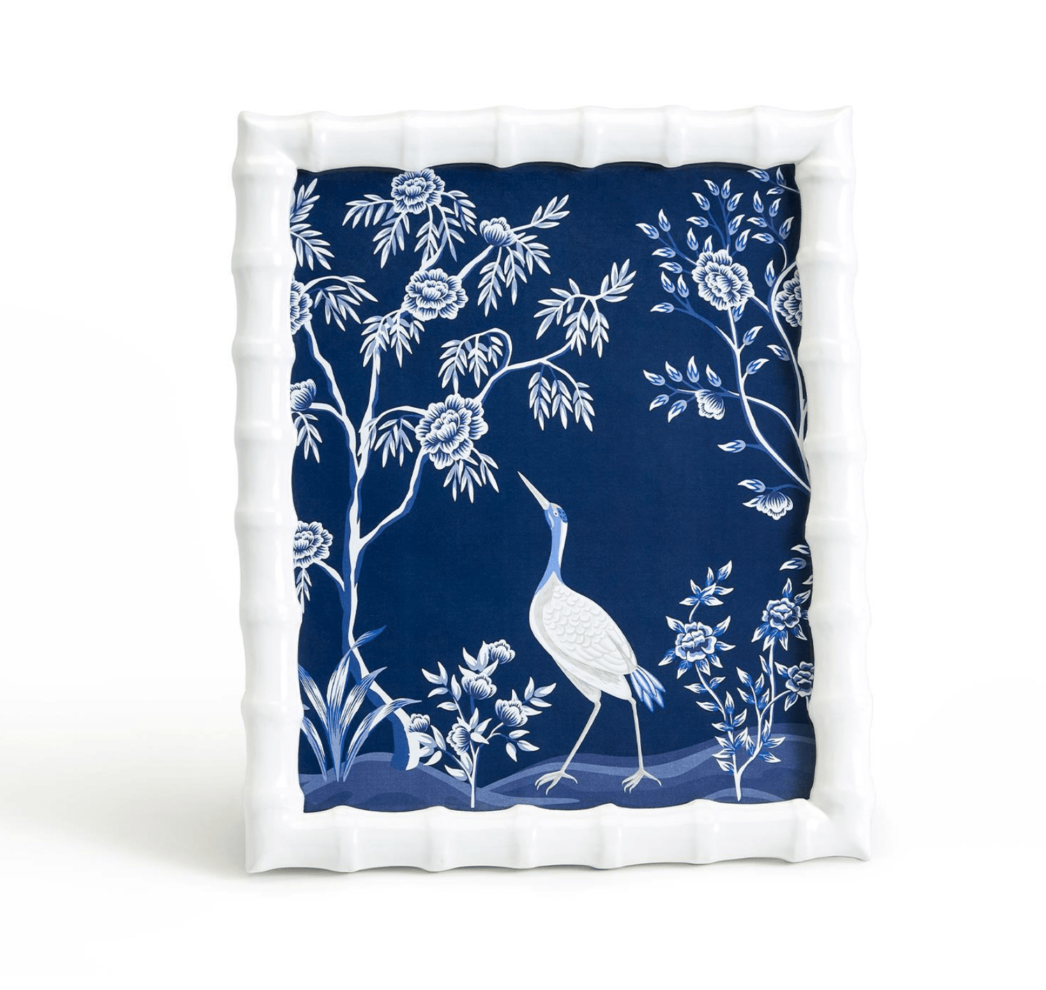Blue and White Aviary Frame 8x10 - Findlay Rowe Designs