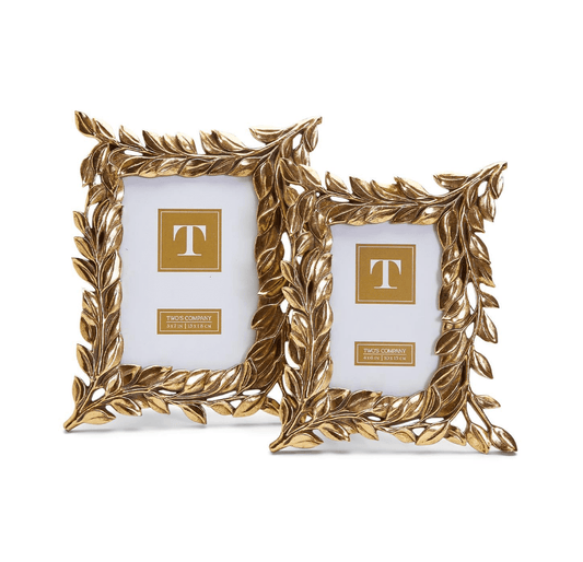 GOLDEN LAUREL FRAME - 4" x 6" - Findlay Rowe Designs