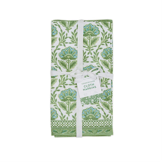 COUNTRYSIDE FLORAL PATTERN NAPKIN SET - Findlay Rowe Designs
