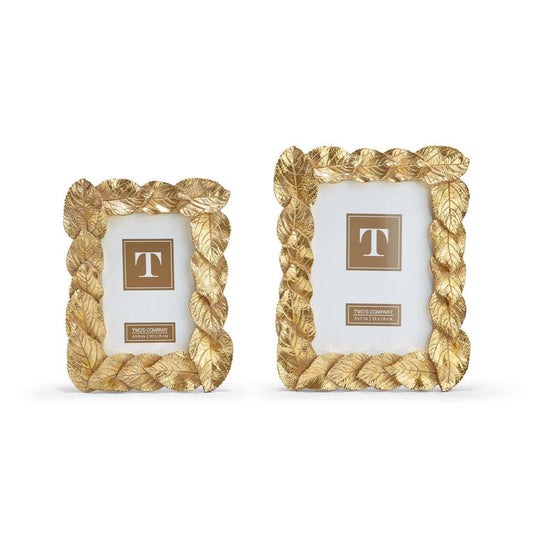 Gold LEAVES FRAME 5x7 - Findlay Rowe Designs