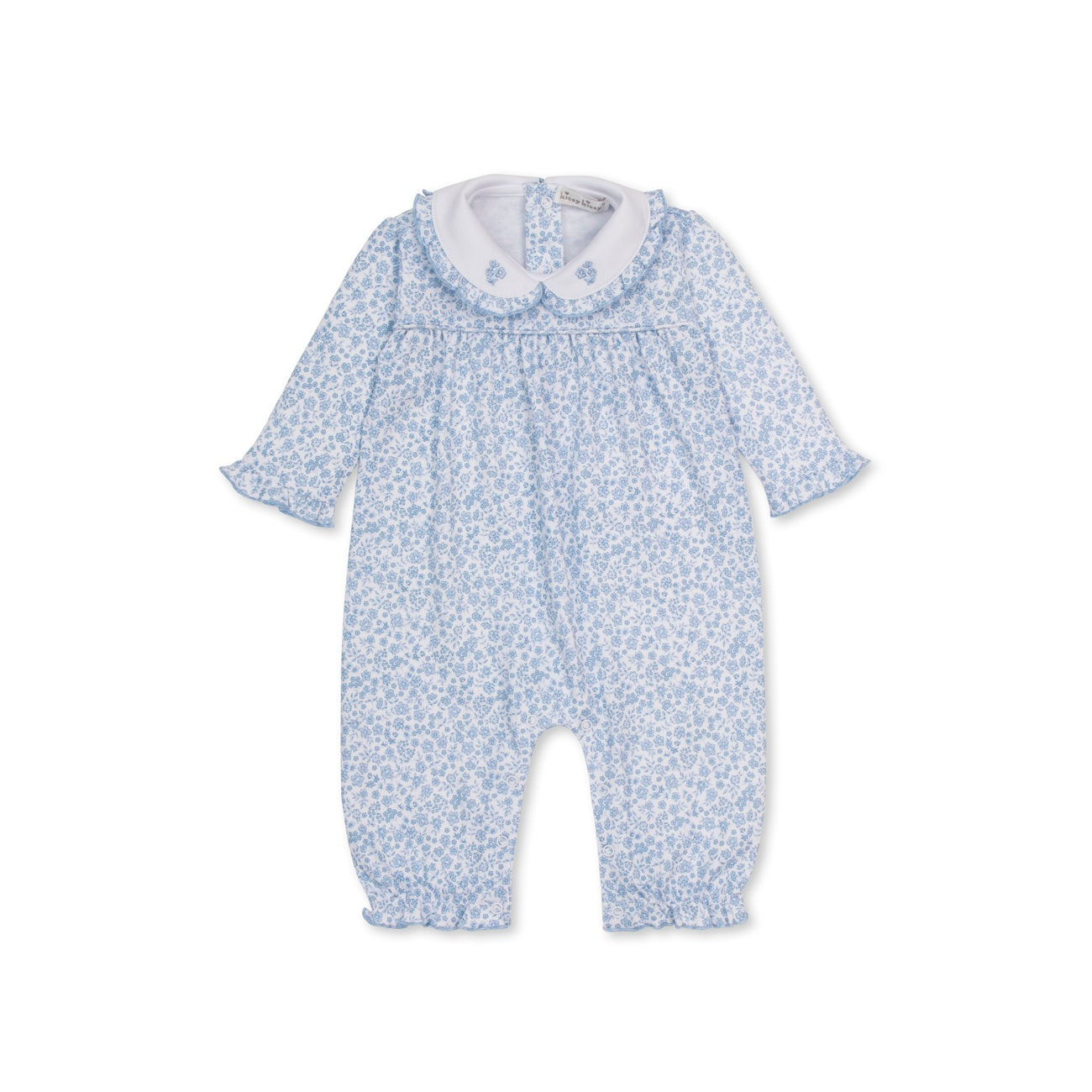 Kissy Kissy - Girls Playsuit - Fall Blooms - Blue