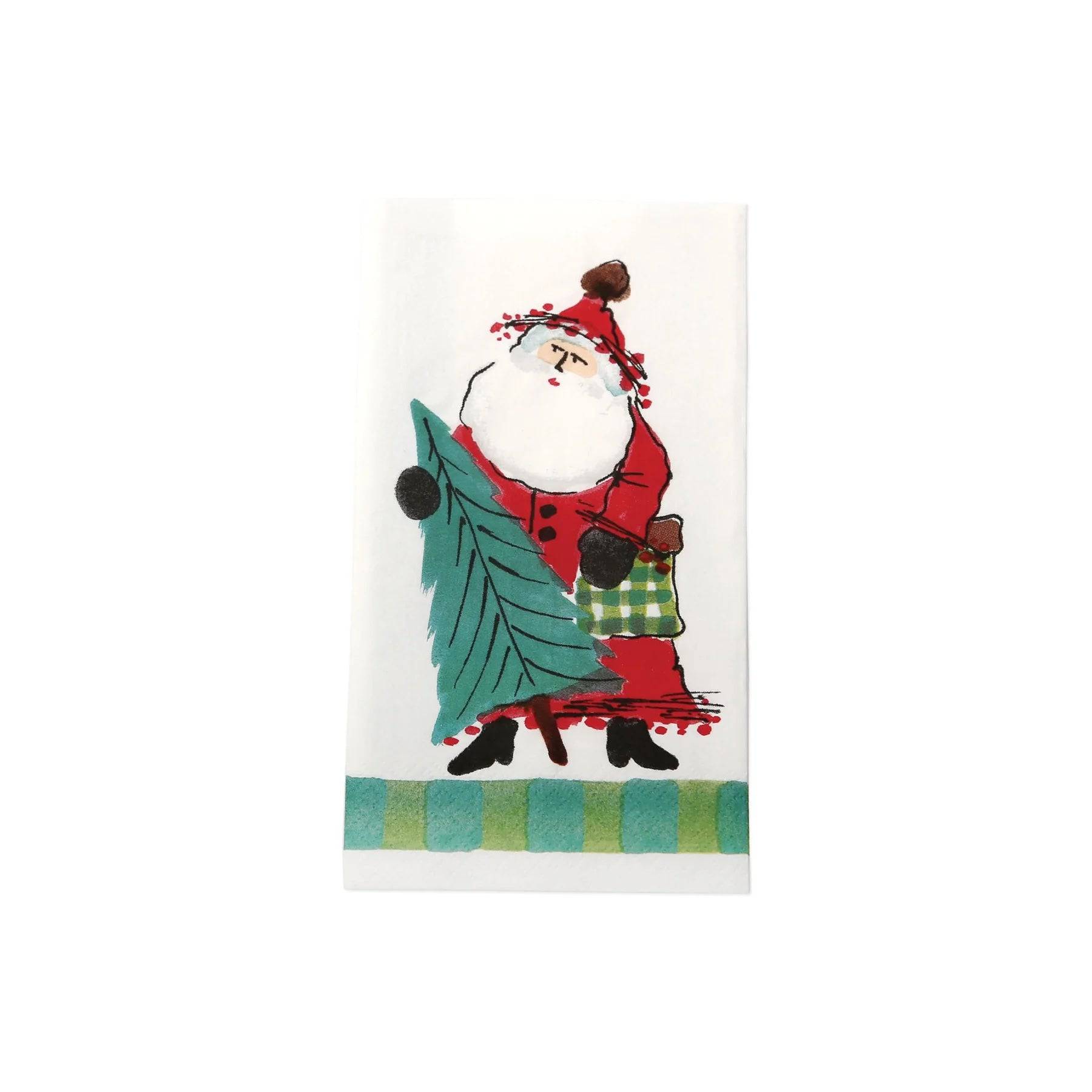 Christmas paper guest towels best sale