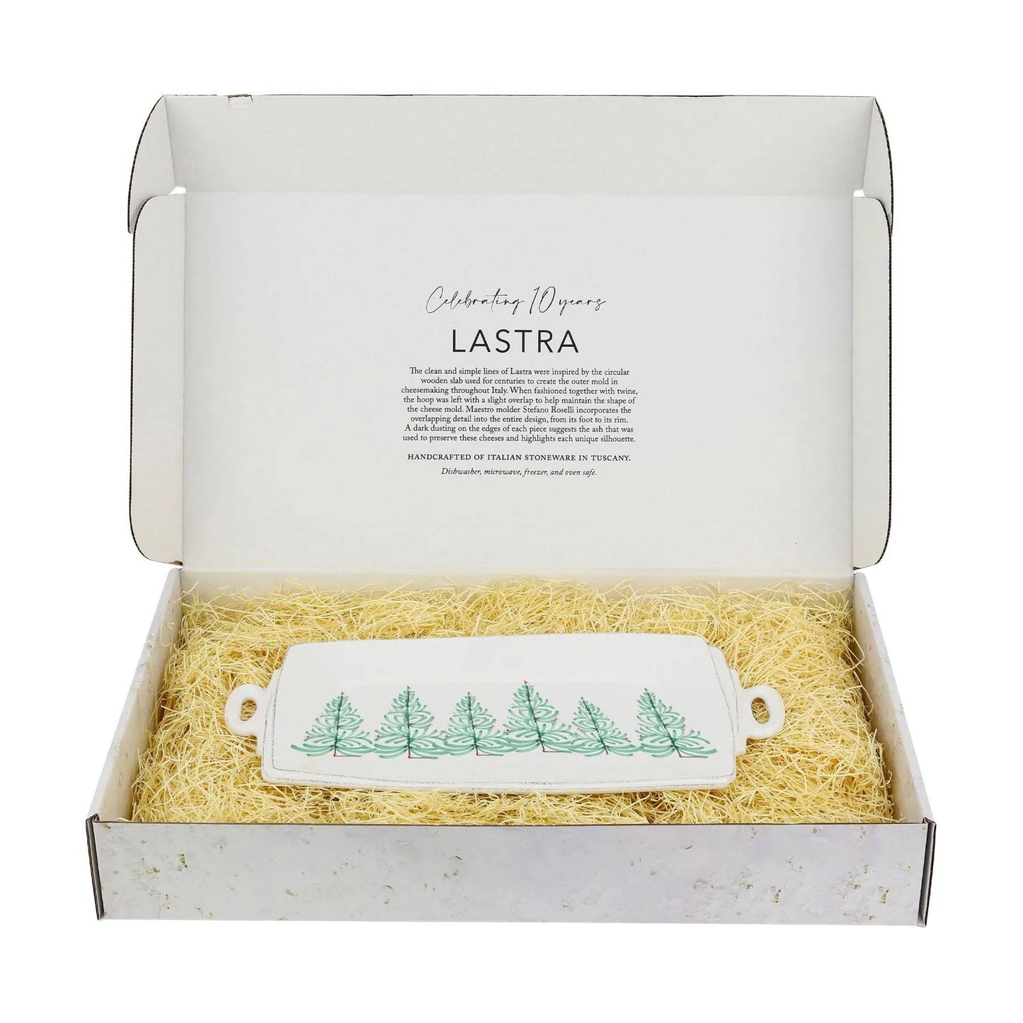 VIETRI LASTRA HOLIDAY HANDLED RECTANGULAR PLATTER - Findlay Rowe Designs
