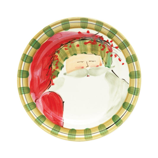 Vietri - Old St. Nick Stiped Hat Dinner Plate - Findlay Rowe Designs
