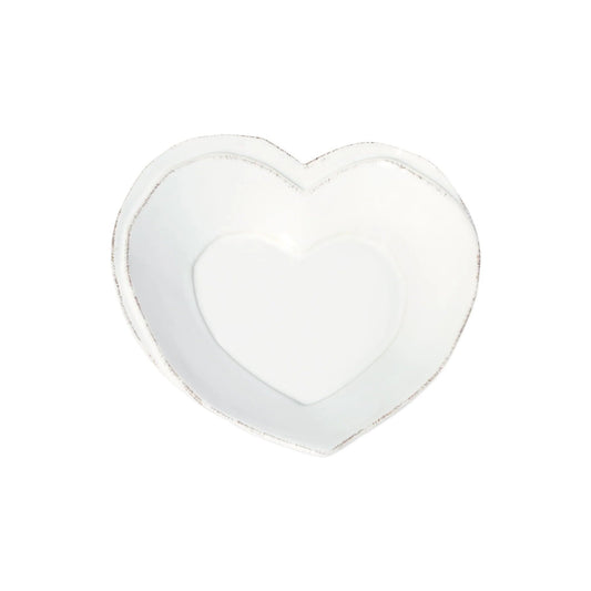 LASTRA HEART WHITE DISH - Findlay Rowe Designs