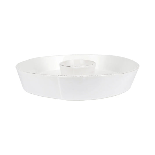 Vietri - Lastra Chip & Dip - White - Findlay Rowe Designs