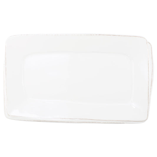 Vietri - Melamine Lastra Rectangular Platter - White - Findlay Rowe Designs