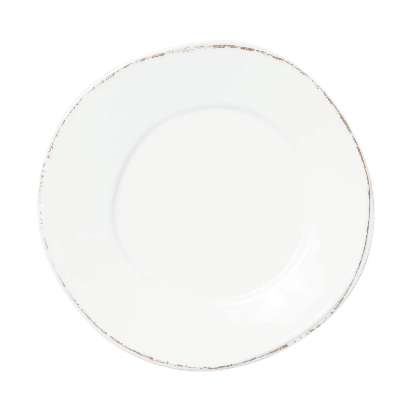 VIETRI MELAMINE LASTRA WHITE DINNER PLATE - Findlay Rowe Designs