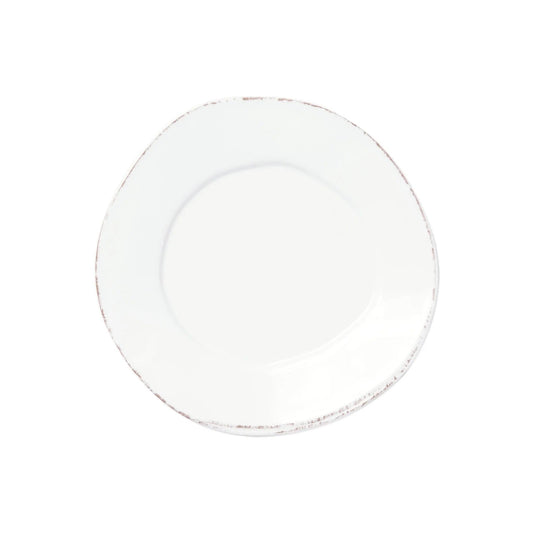 Vietri - Melamine Lastra Salad Plate - White - Findlay Rowe Designs