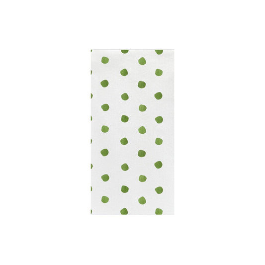 Vietri - Green Dot Guest Towel - Findlay Rowe Designs
