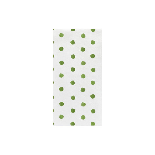 Vietri - Papersoft Napkins Dot Guest Towels - Green - Findlay Rowe Designs