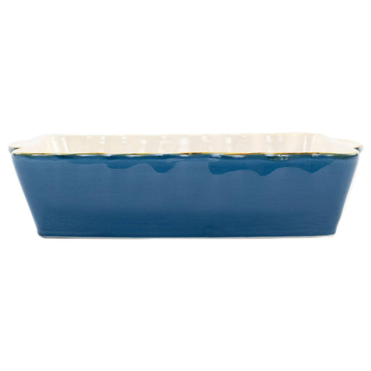 Vietri - Italian Bakers Rectangular - Large - Blue - Findlay Rowe Designs