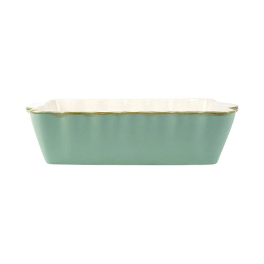 Vietri - ITALIAN BAKERS SMALL RECTANGULAR BAKER - AQUA - Findlay Rowe Designs