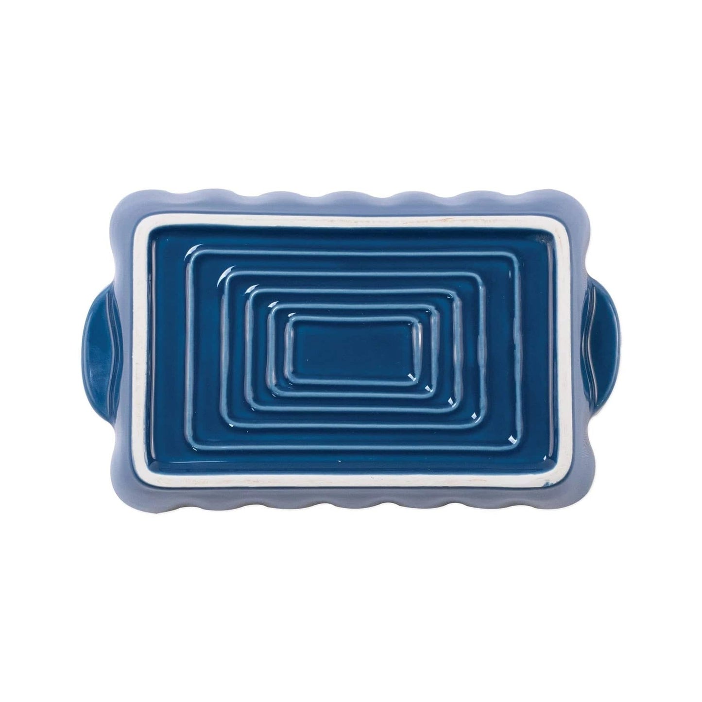 VIETRI - ITALIAN BAKERS SMALL RECTANGULAR BAKER - BLUE - Findlay Rowe Designs