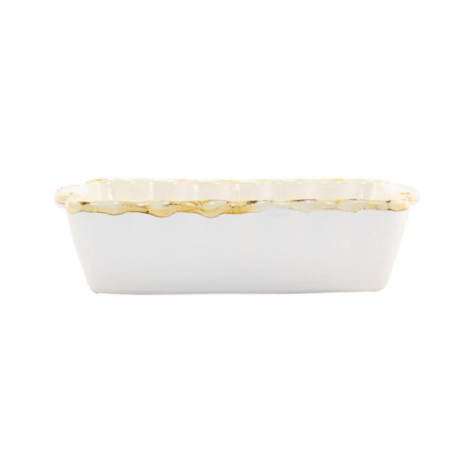 Vietri - ITALIAN BAKERS SMALL RECTANGULAR BAKER - WHITE - Findlay Rowe Designs