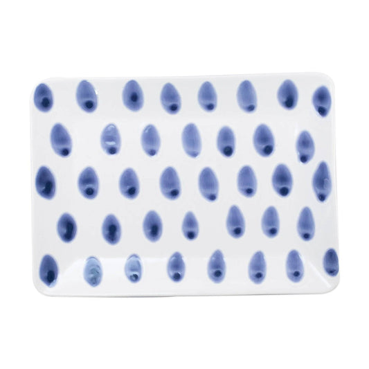 Vietri - Santorini Dot Platter - Small - Findlay Rowe Designs
