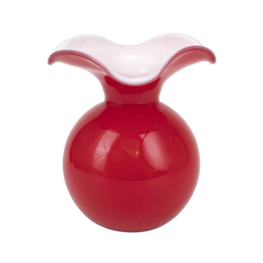 Vietri - Hibiscus Glass Red Medium Vase - Findlay Rowe Designs