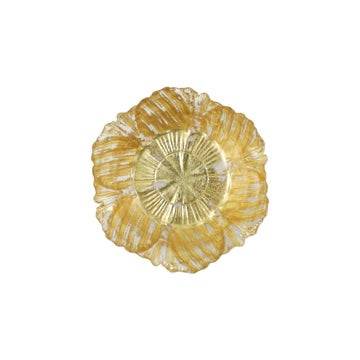 Vietri - Rufolo Glass Gold Flower Small Bowl - Findlay Rowe Designs