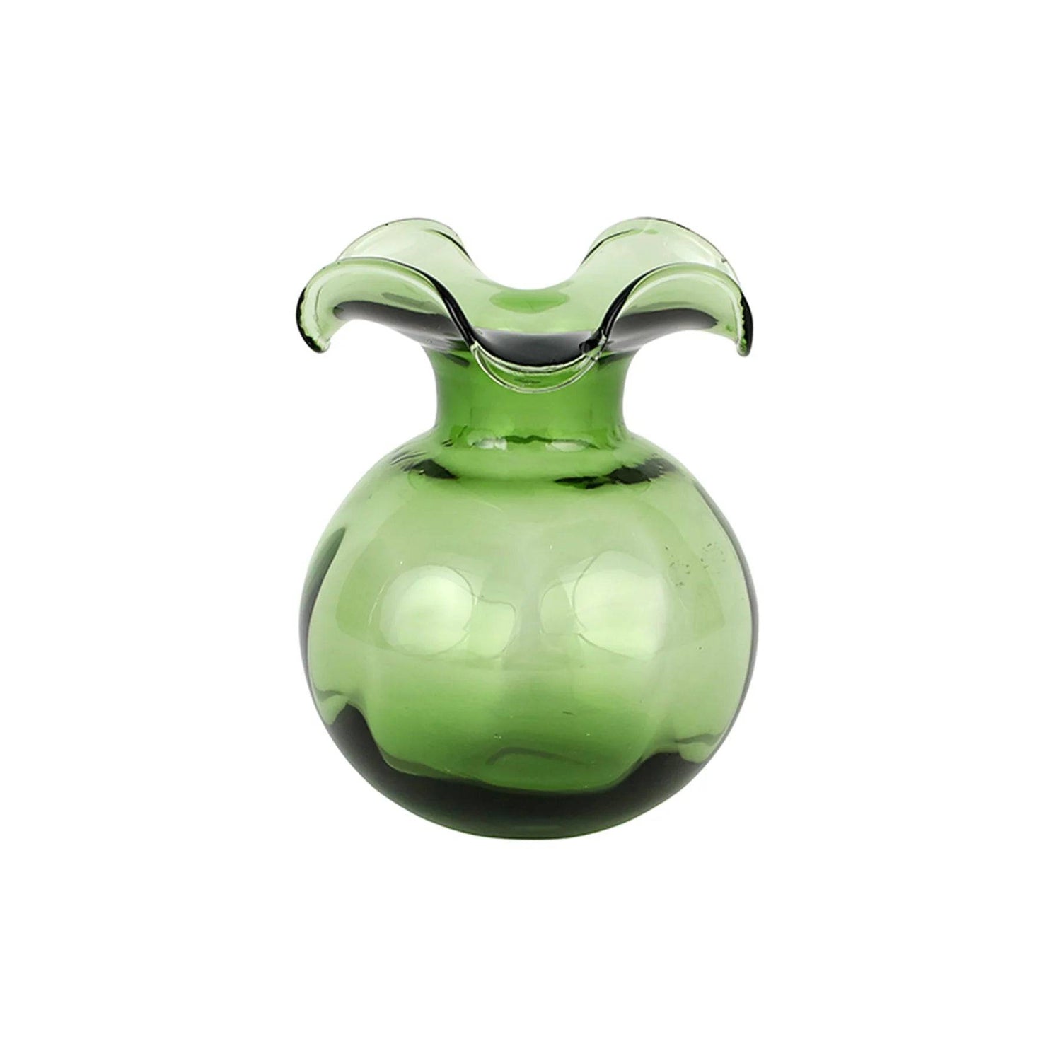 Vietri - Hibiscus Glass Dark Green Bud Vase - Findlay Rowe Designs