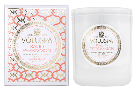 VOLUSPA - SAIJO PERSIMMON CLASSIC CANDLE - Findlay Rowe Designs