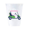 Party Cups - Frosted - Golf Cart - Set of 8 - Findlay Rowe Designs