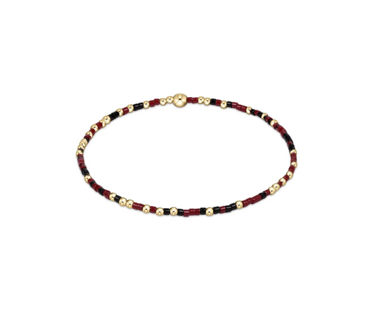 ENewton Gameday Wine/Onyx Hope Unwritten Bracelet - Findlay Rowe Designs