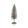 Bottle Brush Tree 14in - Gold & White